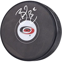 Rondelle de hockey autographiée par Brent Burns des Hurricanes de la Caroline