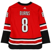 Brent Burns Carolina Hurricanes Autographed Red Adidas Authentic Jersey