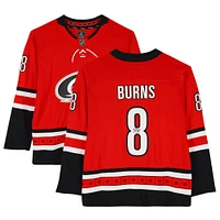 Maillot Breakaway dédicacé par Brent Burns des Carolina Hurricanes Red Fanatics