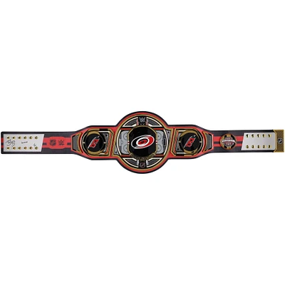 Brent Burns Carolina Hurricanes Autographed WWE Legacy Title Belt with "Burnzie" Inscription - Limited Edition #1/5