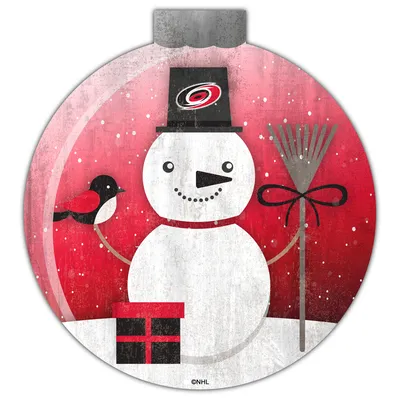 Carolina Hurricanes 12'' Snow Globe Wall Art