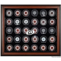 Carolina Hurricanes 30-Puck Brown Display Case