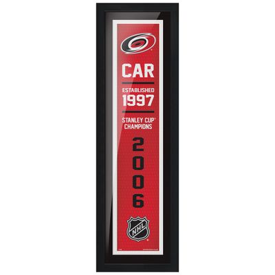 Carolina Hurricanes - 6'' x 22'' Empire Framed Sign