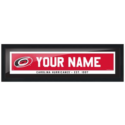Carolina Hurricanes - 6'' x 22'' Team Personalization Picture Frame