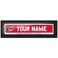 Carolina Hurricanes - 6'' x 22'' Team Personalization Picture Frame