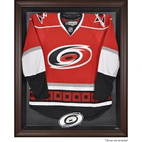 Carolina Hurricanes Brown Framed Logo Jersey Display Case