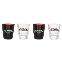 Carolina Hurricanes Four-Pack Shot Glass Set