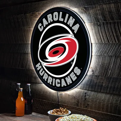 Carolina Hurricanes LED XL Round Wall Décor