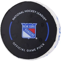 Jake Guentzel Carolina Hurricanes Game-Used Goal Puck from 2024 Stanley Cup Playoffs Second Round Game 2 vs. New York Rangers - Second of Two Goals Scored