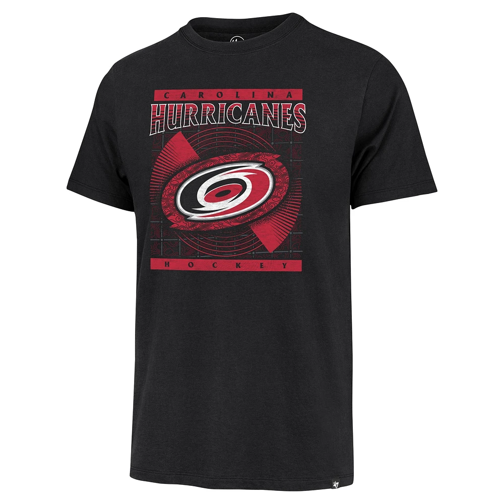 Men's '47 Black Carolina Hurricanes Regional Localized Franklin T-Shirt