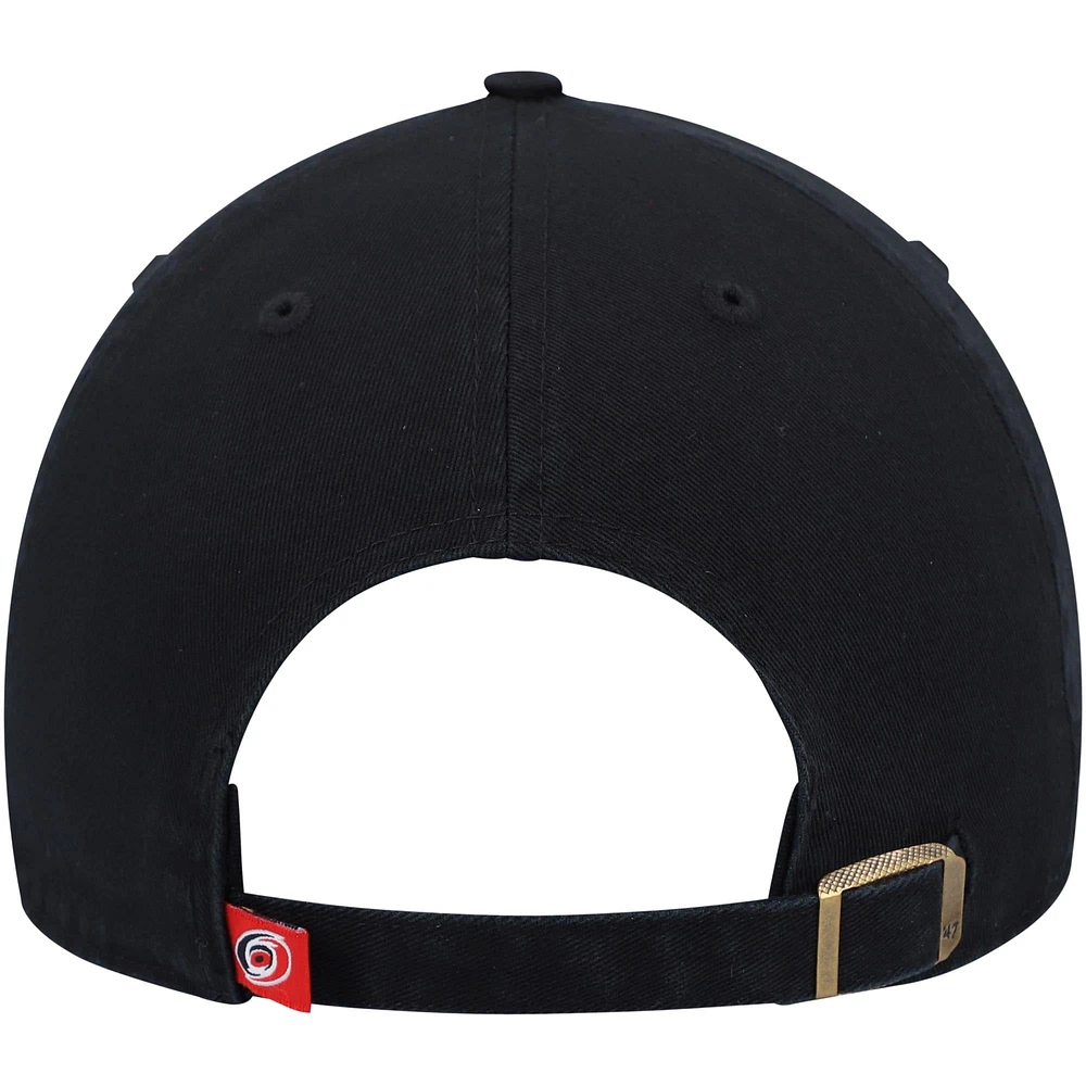 Casquette réglable de nettoyage de l'équipe des Hurricanes de la Caroline '47 noire pour hommes