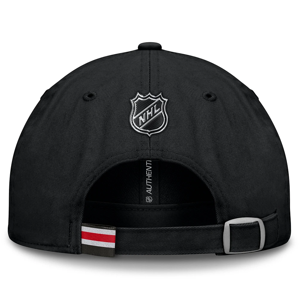 Men's Fanatics Black Carolina Hurricanes Authentic Pro Prime Adjustable Hat