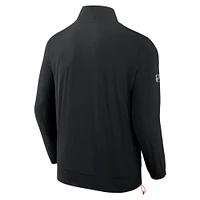 Men's Fanatics  Black Carolina Hurricanes Authentic Pro Rink Coaches Full-Zip Jacket