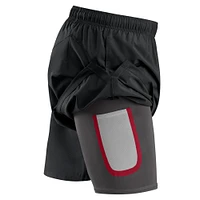 Short de patinoire professionnel authentique Fanatics Black Carolina Hurricanes pour hommes