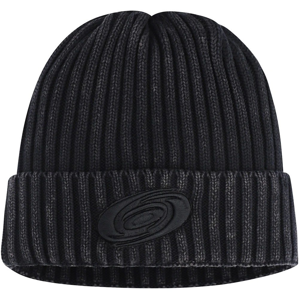 Casquette en tricot à revers authentique Pro Road des Hurricanes de la Caroline Fanatics pour hommes