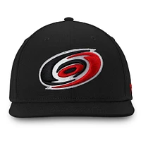 Men's Fanatics Black Carolina Hurricanes Core Fitted Hat