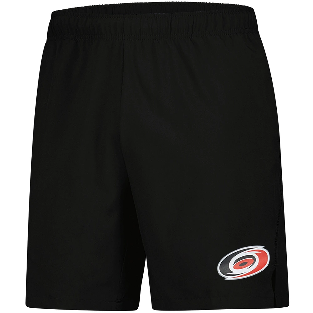Men's Fanatics  Black Carolina Hurricanes Tech Training Shorts