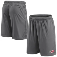 Men's Fanatics  Gray Carolina Hurricanes Primary Logo Shorts