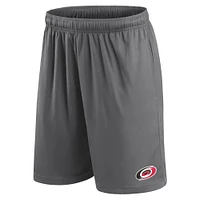 Men's Fanatics  Gray Carolina Hurricanes Primary Logo Shorts