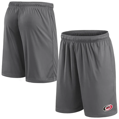Men's Fanatics  Gray Carolina Hurricanes Primary Logo Shorts