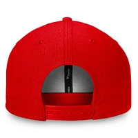 Men's Fanatics Red Carolina Hurricanes Core Primary Logo Snapback Hat