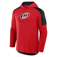 Sweat à capuche de transition Meta Game pour hommes Fanatics Red Carolina Hurricanes