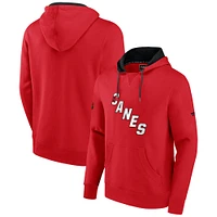 Men's Fanatics Red Carolina Hurricanes Special Edition 2.0 Team Logo Pullover Hoodie