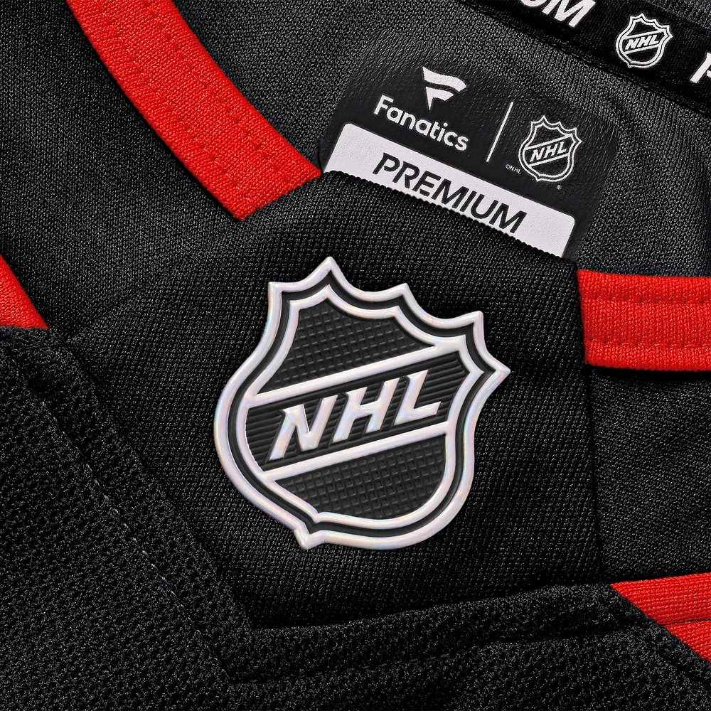 Maillot Fanatics Sebastian Aho pour homme, noir, Carolina Hurricanes, domicile, Premium