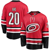 Men's Fanatics Sebastian Aho Red Carolina Hurricanes Alternate Breakaway Player Jersey