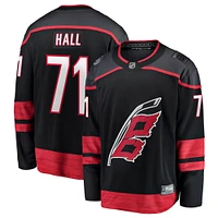 Men's Fanatics Taylor Hall Black Carolina Hurricanes Home Breakaway Jersey
