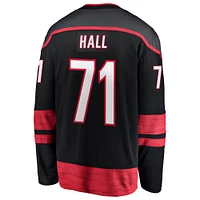 Men's Fanatics Taylor Hall Black Carolina Hurricanes Home Breakaway Jersey