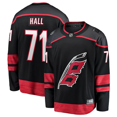 Men's Fanatics Taylor Hall Black Carolina Hurricanes Home Breakaway Jersey