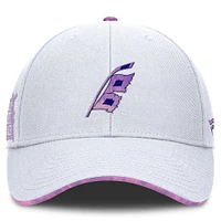 Men's Fanatics White Carolina Hurricanes Authentic Pro Hockey Fights Cancer Adjustable Hat