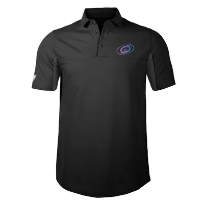 Levelwear Black Toronto Blue Jays Sector Raglan Polo