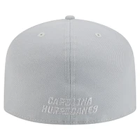Men's New Era Gray Carolina Hurricanes Color Pack A-Frame 59FIFTY Fitted Hat