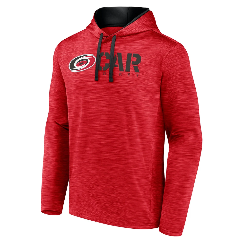 Sweat à capuche rouge pour homme des Hurricanes de la Caroline
