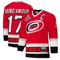 Maillot de jeu puissance Rod Brind'Amour pour homme, rouge, Carolina Hurricanes 2005-06