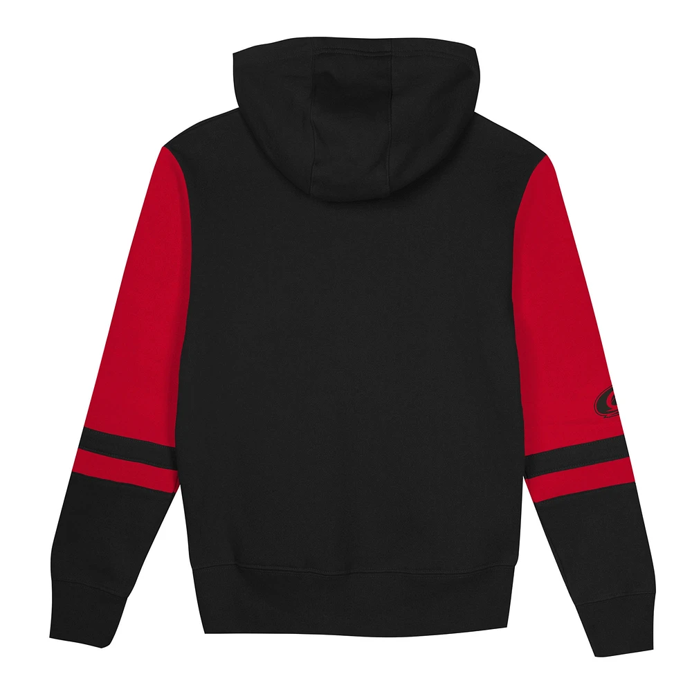 Preschool Black Carolina Hurricanes Face Off Full-Zip Hoodie