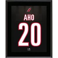 Sebastian Aho Carolina Hurricanes 10.5" x 13" Jersey Number Sublimated Player Plaque