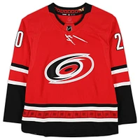 Sebastian Aho Carolina Hurricanes Autographed Red Adidas Authentic Jersey