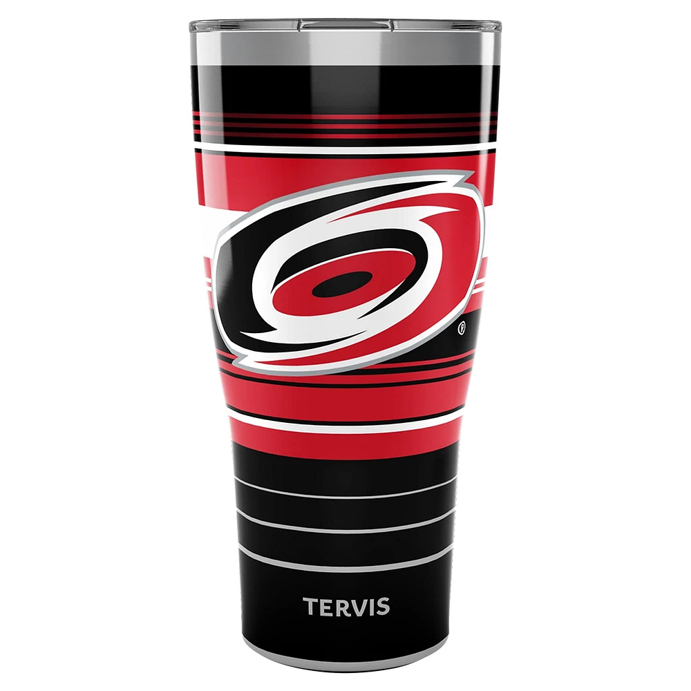 Tervis Hurricanes de la Caroline 30oz. Gobelet en acier inoxydable à rayures Hype