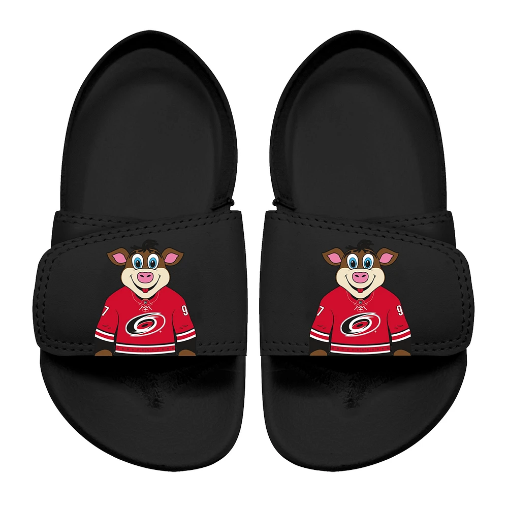 Toddler ISlide Black Carolina Hurricanes Mascot Slide Sandals