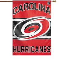 Bannière verticale simple face WinCraft Carolina Hurricanes 28" x 40" avec logo principal