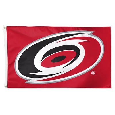 WinCraft Hurricanes de la Caroline 3' x 5' Drapeau simple face avec logo principal