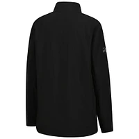 Veste d'entraîneur entièrement zippée Authentic Pro des Hurricanes de la Caroline Fanatics pour femmes, noire