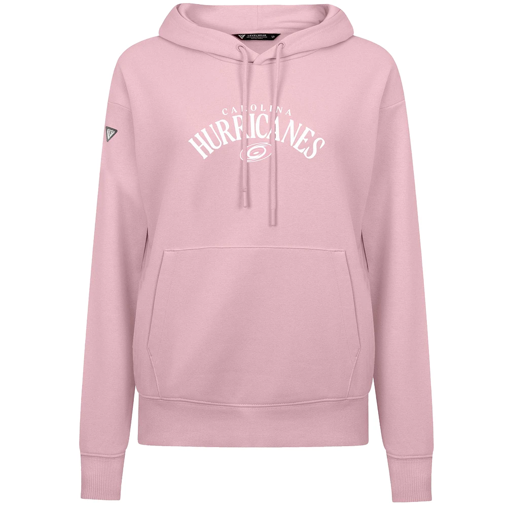 Women's Levelwear  Light Pink Carolina Hurricanes Mother's Day Adorn Pullover Hoodie