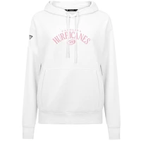 Women's Levelwear  White Carolina Hurricanes Mother's Day Adorn Pullover Hoodie