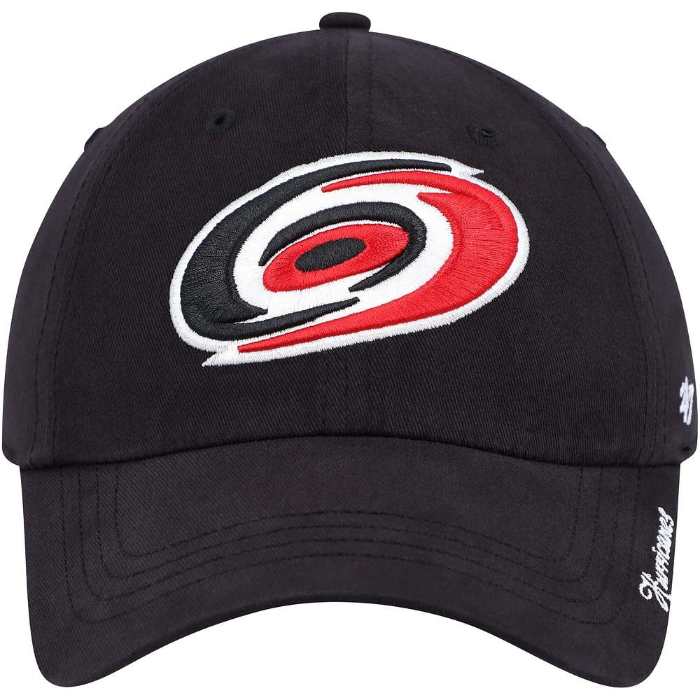 Women's  '47  Black Carolina Hurricanes Miata Clean Up Adjustable Hat