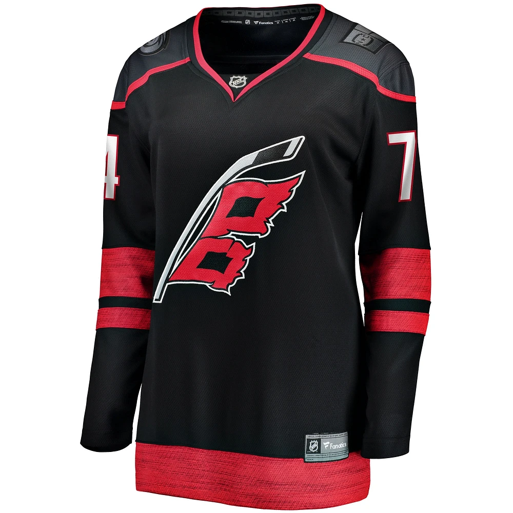 Women's Fanatics Jaccob Slavin Black Carolina Hurricanes Home Breakaway Player Jersey