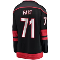 Women's Fanatics Jesper Fast Black Carolina Hurricanes Home Breakaway Player Jersey